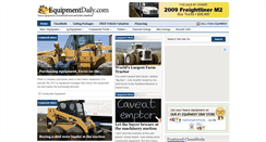 Desktop Screenshot of equipmentdaily.com